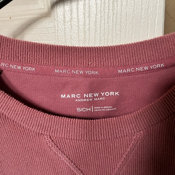 NWOT Mauve Andrew Marc sweater - Picture 4 of 6